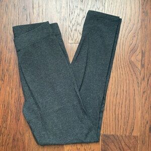 Ann Taylor Factory Charcoal Gray Leggings Size M